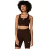 Image de ASICS 2012C995-200 Road Compression Bra Sports Bra Femme Coffee Taille XS