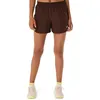 Image de ASICS 2012D141-200 NAGINO Run Adjustable 4IN Short Shorts Femme Coffee Taille L