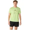 Image de ASICS 2011C981-300 Fujitrail Logo SS Top T-Shirt Homme Lime Green/Huddle Yellow/Cactus Taille XL