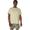 Image de Asics pour homme. 2011D390 T-shirt vert Fijitrail (S), Casuel, Coton, Manche courte