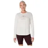 Image de Asics Fujitrail Logo LS 2012D315-100 Haut à Manches Longues pour Femme, Blanc, M EU