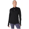 Image de ASICS T-shirt de course pour femmes Road Winter Seamless noir | L
