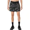 Image de Short trail running homme, Asics FUJITRAIL noir et gris
