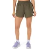 Image de ASICS Short de course pour femmes Nagino Run Adjustable 4inch olive | S