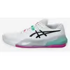 Image de Chaussures de tennis terre battue homme, Gel Resolution X blanc noir rose