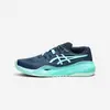 Image de Chaussures de tennis multicourt homme, Gel Resolution X bleu turquoise