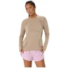 Image de ASICS Damen Laufshirt Road Seamless camel | M