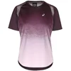 Image de ASICS T-shirt de running femme Road Fade rouge foncé | M