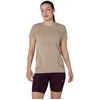 Image de ASICS T-shirt de running sans coutures Road pour femmes camel | XS