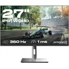 Image de JAPANNEXT Ecran PC Gaming | 27" | Dalle IPS | WQHD | 360Hz | 1ms | HDR | HDMI 2.1 4K & 120 Hz | Filtre Anti-lumiére Bleue | G-Sync/FreeSync