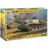 Image de Zvezda 500783690 500783690-1:35 SU-85 Soviet Kit de Construction de modélisme en Plastique pour débutant Kaki