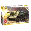 Image de Zvezda 5043 1:72 SU-122 Soviet Tank Destroyer - Kit de modélisation, kit de Construction en Plastique, kit à Assembler, réplique détaillée