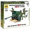 Image de Anti Tank Gun soviétique avec équipage 1:72 Scale - Model Kit