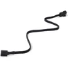 Image de SilverStone SST-CPF03 - 30cm rallonge de câble PWM, manchonné noir