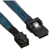 Image de SilverStone SST-CPS06 - Mini SAS HD Interne SFF8643 36 Broches vers câble épais et protégé SFF8087 (avec Bande latérale), 0.6M