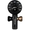 Image de Topeak Airbooster G+ 15700280 Gonfleur de CO2 en Aluminium Noir Max. 11 bar/160 psi avec manomètre, Pompe à vélo compacte et précise, 7,8 x 4 x 3,8 cm