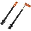 Image de GRANITE Juicy Nipples Paires de Valves Tubeless Cycle + Bouchons démonte Obus Adulte Unisexe, Orange, 80mm