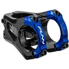 Image de FUNN Equalizer Potence de Vélo avec Aucune Élévation - Longueur de 35mm avec Collier de Guidon de 31.8mm, Potence en Alliage de 0 Degré pour Vélo de Montagne et Vélo BMX (Bleu)