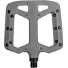 Image de Funn Taipan Pédales de Vélo en Thermoplastique Renforcé de Fibre de Verre avec Axes CrMo de 9/16 Pouces et Broches Confortables pour Les Tibias pour VTT/BMX/Urbain/Gravier (Gris)