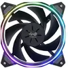 Image de IN WIN Case Fan 120MM 3-RGB Set/Sirius Loop X3 pour Boîtier de Bureau 120 x 120 x 25 mm, 50 CFM, 3 W, 12 V, 4 Broches PWM 500-1800 TR/Min, Max. 27 DB(A), Noir