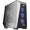Image de Châssis de Jeu InWin Prism Mid Tower - Prend en Charge ATX, Mini-ITX - Vue panoramique Ultra Large - Prend en Charge jusqu'à 435 mm - Comprend 4 Ventilateurs ARGB 120 mm pré-installés (IW-CS-PRISMBLK