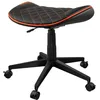 Image de COUGAR Crosser Tabouret de Gaming Multi-usages, siège festonné, revêtement en Cuir synthétique PVC, Hauteur réglable, Base avec 5 Roues, Charge de Charge jusqu'à 120 kg, Noir et Orange