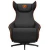 Image de COUGAR Magus Chaise de gaming inclinable électrique, base pivotante à 360°, hauteur 129 cm, pivotante à 270°, ergonomie zéro gravité, noir avec accents oranges (Magus)