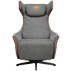 Image de COUGAR Chaise de jeu Magus, inclinable électrique, base pivotante à 360°, hauteur 129 cm, pivotante à 270°, ergonomie à gravité zéro, couleur noire avec accents orange (Magus Gray)