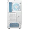 Image de Cougar Gaming - Boîtier PC Mid-Tower ATX - AIRFACEPURE Pro - Blanc - Ventilation Optimisée avec 4 Ventilateurs ARGB, Façade Mesh, USB-C 3.2, Support GPU 320mm, Refroidissement Haute Performance