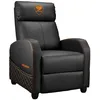 Image de COUGAR Gaming | RANGERELITE - Noir et Orange - Chaise Gamer Ergonomique - Confort Premium - Dossier Réglable 180° - Accoudoirs 4D - Charge Max 150kg - Cuir PVC, Velours et Tissu Imitation Cuir