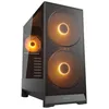 Image de Cougar Châssis AIRFACE 180 Mid Tower : 2 x 180 mm PWM ARGB (avant) 1 x 120 mm (arrière), panneau de filtre magnétique, cabine d'alimentation décalée vers la droite, longueur du GPU jusqu'à 340 mm