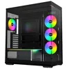 Image de MONTECH Boîtier PC TG3 panoramique ATX - Ventilateurs monocoque ARGB pré-installés de 360 mm et 1 ventilateur ARGB de 120 mm, bande ARGB, prend en charge les radiateurs 360 mm, les GPU RTX 5090 et les