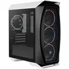 Image de Aerocool Eclipse Mini Tower Case   Aero One PC Gaming Case 4 x 120mm ARGB Fans with 1-6 PC Fan Hub, Mesh Front Tempered Glass Side Panel, Supports Liquid Cooling, Cables Included, White