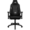 Image de Aerocool ADMIRALBK, Chaise de Jeu Professionnelle, Coussins Rembourrés, Air Tech, Noir