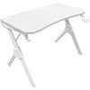 Image de Mars Gaming MGDW, Bureau Gamer Ergonomique, Support Casque et Boissons, Blanc