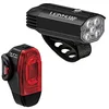 Image de LEZYNE Ensemble d'éclairage de vélo Fusion Drive 500+ KTV Pro Set noir