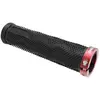 Image de T.One Dot Poignées de Guidon pour Hommes, Noir/Rouge, Taille Unique