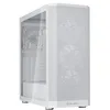 Image de SilverStone Technology FARA 514X, Bénéficiez d'un Flux d'air élevé : Châssis ATX mi-Hauteur avec Support de Deux radiateurs et éclairage ARGB captivant, SST-FA514X-WG (Blanc)