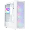 Image de SilverStone Technology FARA 515XR Châssis de Tour intermédiaire ATX équipé d’Un Support pour Double radiateur et d’Un stupéfiant éclairage Arc-en-Ciel,Blanc, SST-FA515XR-WG