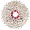 Image de SunRace Unisexe Csmx0 10speed Cass 1136t SIL Cassette, Argent, 10 Vitesses