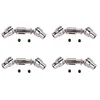 Image de Bdfhjln Lot de 4 axes arrière de transmission en métal de rechange pour camion 1/16 6WD B16 RC pour pièces et accessoires
