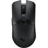 Image de ASUS - Souris TUF M4 sans-Fil pour Gamer - RF 2.4 GHz/Bluetooth Le - ambidextre - capteur Optique 12 000 dpi - 6 Boutons programmables - rétroéclairage RGB Aura Sync