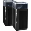 Image de ASUS ZenWiFi Pro ET12 Noir - Pack de 2 - Système Wi-FI 6E AX Mesh, Tri-Bande, 11 000 Mbit/s, 600m2, AiProtection avec TrendMicro à Vie, Port WAN/LAN 2,5 Gigabit + 2 Ports LAN Gigabit, AiMesh
