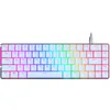 Image de ASUS ROG Falchion Ace White - Clavier Gaming mécanique AZERTY Filaire 65%, Surface latérale Tactile, Dual USB-C, Protection en Polycarbonate, switches Cherry MX et 400 Heures d’autonomie, Aura Sync