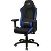 Image de Aerocool CROWNBB Bleu, Chaise de Jeu Ergonomique, Coussins Réglables, Cuir Synthétique Premium