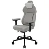 Image de ThunderX3 CORE Smart LOFT Chaise de gaming gris clair - Chaise de bureau ergonomique, dossier automatique, mécanisme synchrone, accoudoirs 3D, housse en tissu, pour utilisateurs jusqu'à 125 kg,