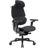 Image de ThunderX3 Flex Pro Chaise de Bureau Ergonomique pour Adultes, Chaise d'ordinateur avec Dossier Haut, Inclinaison synchrone, Inclinaison vers l'avant, 19D entièrement Auto-réglable, Dossier