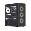 Image de Boitier PC Moyen Tour Aerocool D501A-G-BK V2 (Noir)