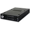 Image de Icy Dock Rack Mobile, boîtier de Rack Robuste en métal pour 2 x SSD ou HDD 2.5" SATA dans 1 Baie de 3.5 avec système Raid intégré, Raid 0/1/BIG/JBOD - ToughArmor MB992SKR-B