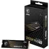 Image de MSI SPATIUM M480 Pro PCIe 4.0 NVMe M.2 2TB - Disque SSD Interne 2 to, PCIe 4.0 NVMe M.2, Lecture 7400 MB/s & Écriture 7000 MB/s, 3D NAND, Sécurité des Données Intégrée, Garantie 5 Ans (1400 TBW)
